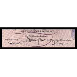 Billet de banque en vente sur Monnaies du Monde SHOP, Switzerland, P-45u2, 10 francs, 1977, Neuf / UNC