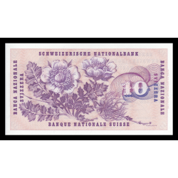 Billet de banque en vente sur Monnaies du Monde SHOP, Switzerland, P-45u2, 10 francs, 1977, Neuf / UNC