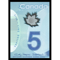 Canada, P-106f, 5 dollars, 2013, polymer, Neuf / UNC | Collectible banknote for sale on Monnaies du Monde SHOP