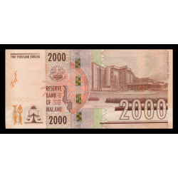 Billet de banque en vente sur Monnaies du Monde SHOP | Malawi, P-w70c, 2 000 kwacha, 2024, Neuf / UNC