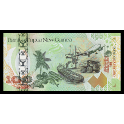 Papouasie Nouvelle Guinée, P-37, 100 kina, 2008 - Billet de banque en vente sur Monnaies du Monde SHOP