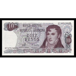 Argentine, P-300, 10 pesos, 1976 - Billet de banque en vente sur Monnaies du Monde SHOP
