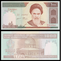 Moyen Orient, P-143f, 1 000 rials, 2006, Neuf / UNC | Billet de banque de collection en vente sur Monnaies Du Monde-SHOP