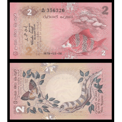 Ceylan, P-083, 2 roupies, 1979 - Billet de banque en vente sur Monnaies du Monde SHOP
