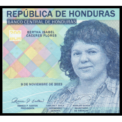 Honduras, P-w114, 200 lempiras, 2023, Neuf / UNC | Billet de collection en vente sur Monnaies Du Monde-SHOP