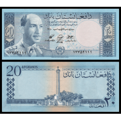 Afghanistan, P-38, 20 afghanis, 1961, Neuf / UNC | Billet de collection en vente sur Monnaies Du Monde-SHOP | Quantité Limitée