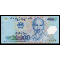 Viêt Nam, P-120o, 20 000 dông, 2025, polymère, Neuf / UNC - Billet de banque de collection en vente sur Monnaies Du Monde-SHOP