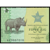 Zimbabwe, P-w117, 50 ZiG, 2026, Neuf / UNC | Billet de banque de collection en vente sur Monnaies Du Monde-SHOP