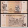 Zimbabwe, P-w116, 20 ZiG, 2026, Neuf / UNC | Billet de banque de collection en vente sur Monnaies Du Monde-SHOP