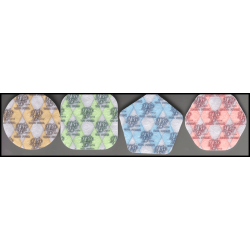 Transnistrie, Pièces plastique de 1, 3, 5, 10 roubles, 2014, Neuf / UNC