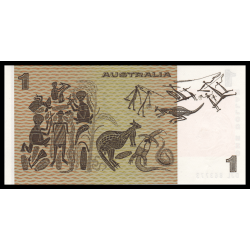 Australie, P-42d, 1 dollar, 1983, SPL / A-UNC | Billet de banque de collection en vente sur Monnaies Du Monde-SHOP