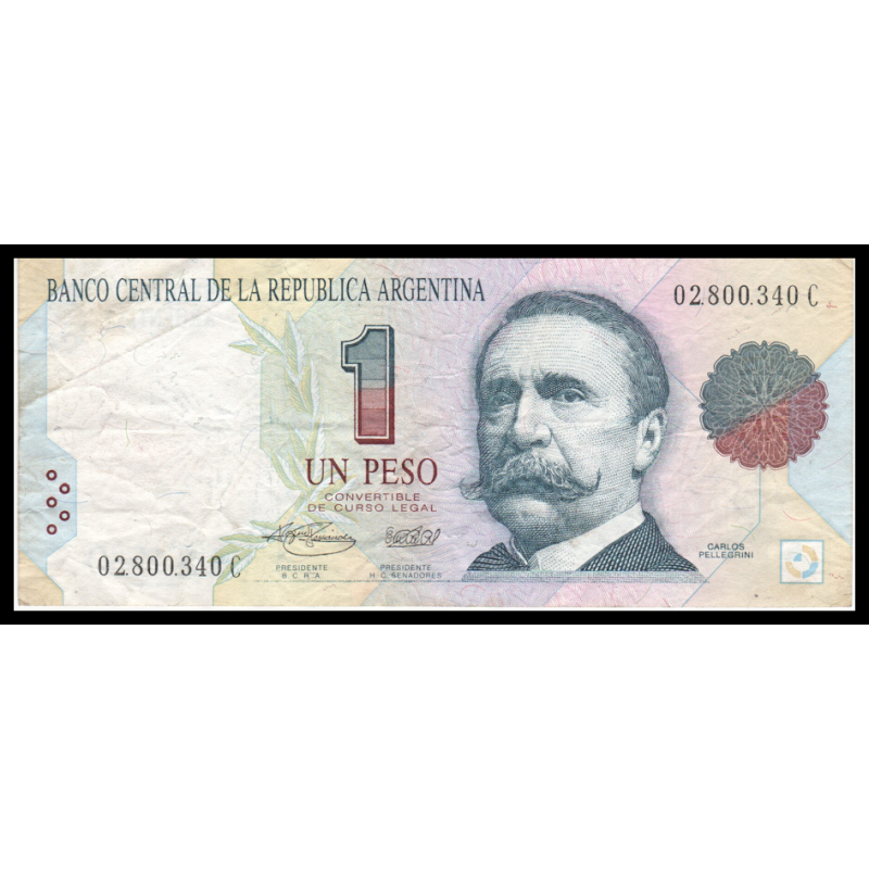 Argentine, P-339b, 1 peso, 1993, TTB / VERY FINE