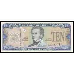 Liberia, P-27g, 10 dollars, 2011 - Billet de banque en vente sur Monnaies du Monde SHOP