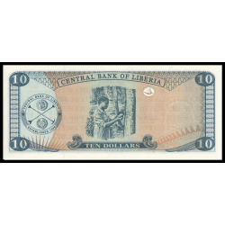Liberia, P-27g, 10 dollars, 2011 - Billet de banque en vente sur Monnaies du Monde SHOP