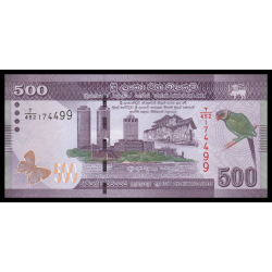 Billet pour collectionneurs en vente sur Monnaies Du Monde-SHOP | Sri Lanka, P-126j, 500 roupies, 2024, Neuf / UNC