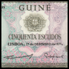 Guinée Portugaise P-44a2 50 escudos 1971 | Billet de banque de collection en vente sur Monnaies Du Monde-SHOP