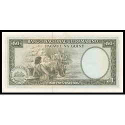 Guinée Portugaise P-44a2 50 escudos 1971 | Billet de banque de collection en vente sur Monnaies Du Monde-SHOP