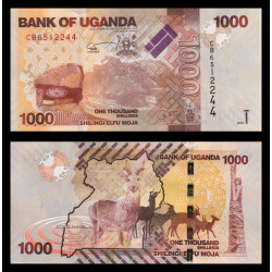 Ouganda, P-49c, 1 000 shilingi, 2015 - Billet de banque en vente sur Monnaies du Monde SHOP