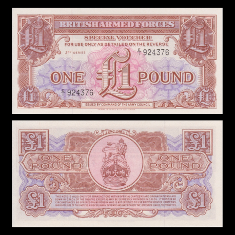 British Armed Forces, 1 pound, 1956