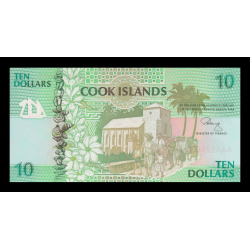 Iles Cook, P-8, 10 dollars, 1992 - Billet de banque en vente sur Monnaies du Monde SHOP