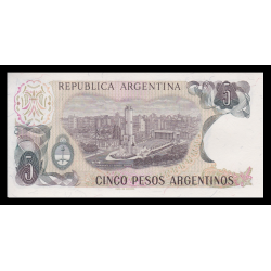 Argentine, P-312a1, 5 pesos argentinos, 1983-84 - Billet de banque en vente sur Monnaies du Monde SHOP