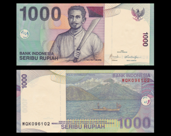 Indonésie, 1000 rupiah, 2009