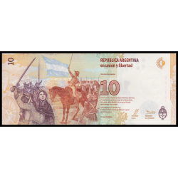 Argentine, P-360, 10 pesos, 2016 - Billet de banque en vente sur Monnaies du Monde SHOP