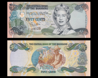 Bahamas, p68, 50 cents, 2001