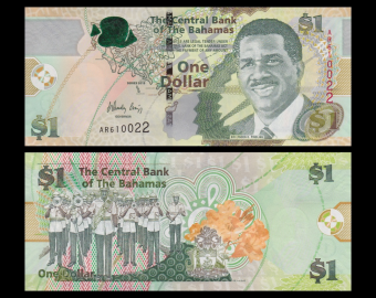 Bahamas, pNew, 1 dollar, 2015