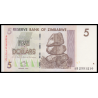 Zimbabwe, P-066, 5 dollars, 2007 - Billet de banque en vente sur Monnaies du Monde SHOP