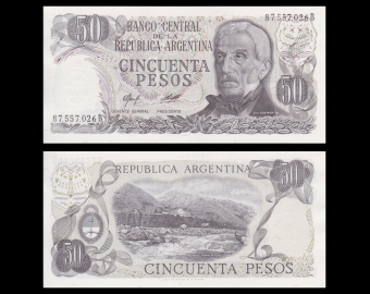 Argentine, p-301b, 50 pesos argentinos 1976-78