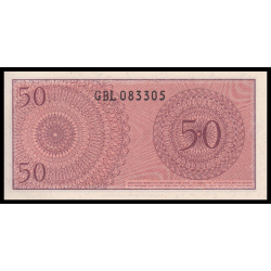 Indonésie, P-094, 50 sen, 1964 - Billet de banque en vente sur Monnaies du Monde SHOP
