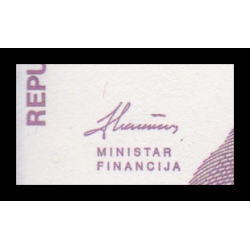 Croatie, P-17, 5 dinara, 1991 - Billet de banque en vente sur Monnaies du Monde SHOP