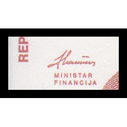 Croatie, P-18, 10 dinara, 1991 - Billet de banque en vente sur Monnaies du Monde SHOP