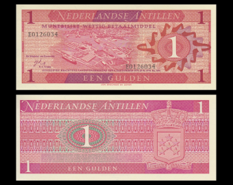 Netherlands Antilles, 1 gulden, 1970