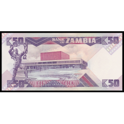 Zambie, P-28, 50 kwacha, 1986 - Billet de banque en vente sur Monnaies du Monde SHOP