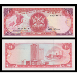 Trinidad & Tobago, P-36d, 1 dollar, 1985 - Billet de banque en vente sur Monnaies du Monde SHOP