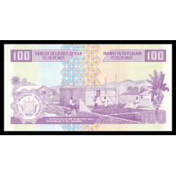 Burundi, P-44b, 100 francs, 2011 - Billet de banque en vente sur Monnaies du Monde SHOP