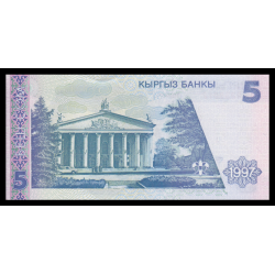 Kirghizistan, P-13, 5 som, 1997 - Billet de banque en vente sur Monnaies du Monde SHOP