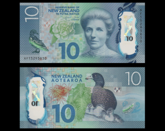 Nouvelle Zélande, P-192, 10 dollars, 2015