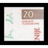Slovénie, P-12, 20 tolarjev, 1992 - Billet de banque en vente sur Monnaies du Monde SHOP