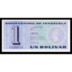 Venezuela, P-068, 1 bolivare, 1989 - Billet de banque en vente sur Monnaies du Monde SHOP