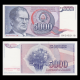 Yougoslavie, p-093a, 5000 dinara, 1985