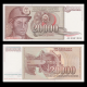 Yougoslavie, p-095, 20 000 dinara, 1987