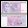 Yougoslavie, P-113, 500 dinara, 1992 - Billet de banque en vente sur Monnaies du Monde SHOP