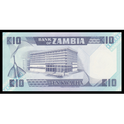 Zambie, P-26e, 10 kwacha, 1988 - Billet de banque en vente sur Monnaies du Monde SHOP