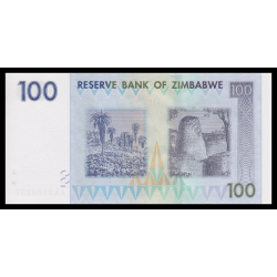 Zimbabwe, P-069, 100 dollars, 2007 - Billet de banque en vente sur Monnaies du Monde SHOP