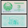 Ouzbekistan, P-62, 3 sum, 1992 - Billet de banque en vente sur Monnaies du Monde SHOP