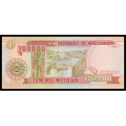 Mozambique, P-139, 100 000 meticais, 1993 - Billet de banque en vente sur Monnaies du Monde SHOP