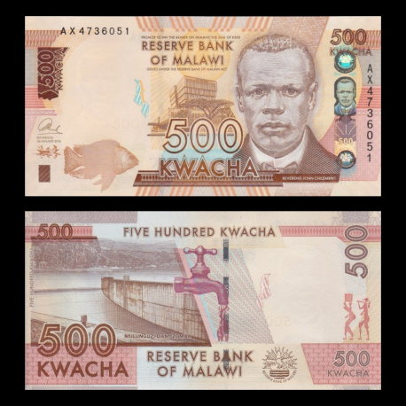 Malawi, P-66a, 500 kwacha, 2014
